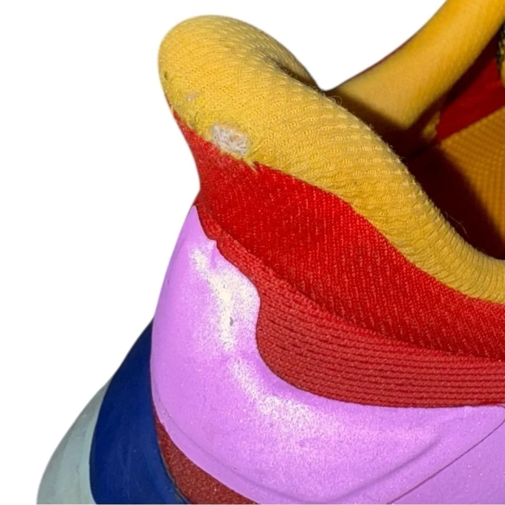 ▶️ Hoka ◀️ Mach 4 Multi Color Red/ Orange Gold Blue Colorway - Picture 6 of 14